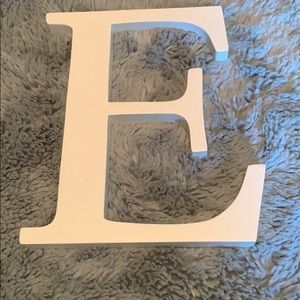 Pottery Barn Kids letter E